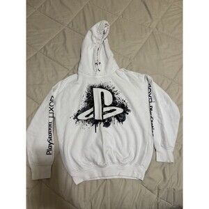 H&M Playstation Hoodie Youth 14Y Printed Motif Lined Hood (H15)